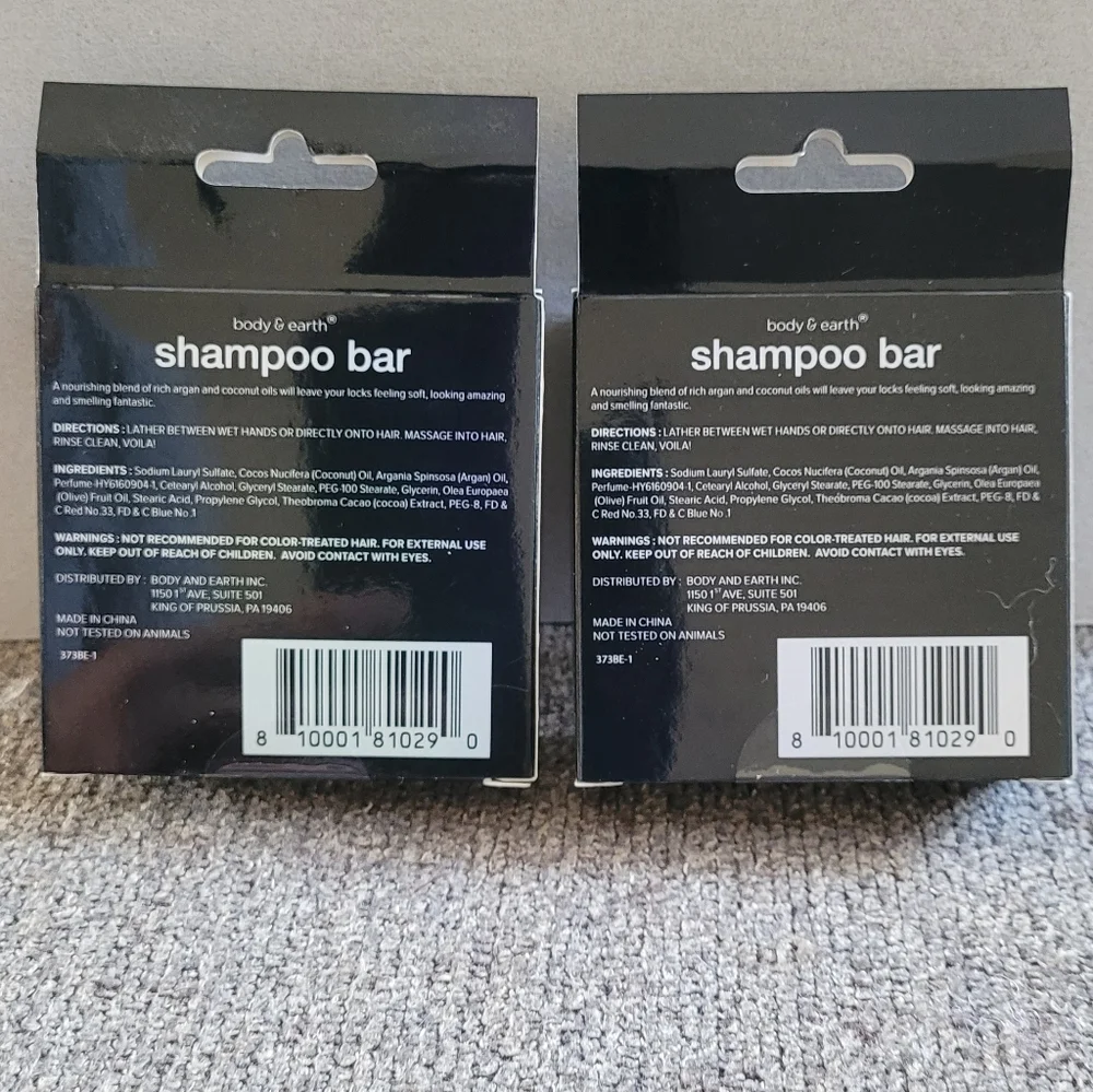 Body & Earth Shampoo Bar with Argan Oil